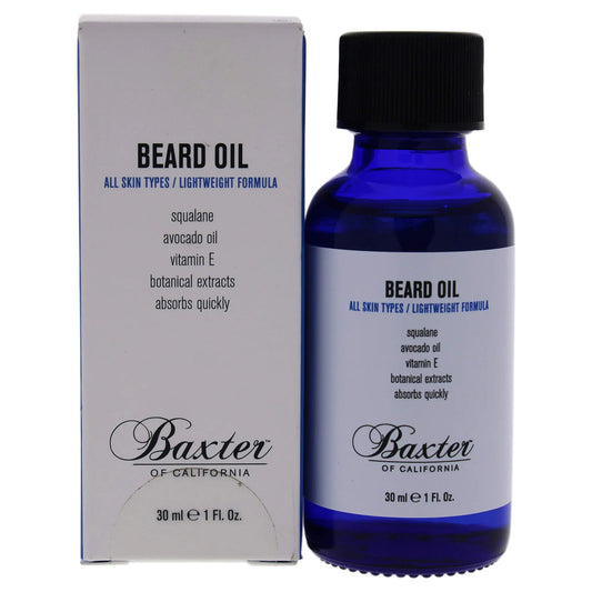 Baxter of California Beard Grooming Oil for Men – Hydrating Beard Conditioner with Avocado Oil & Squalane
