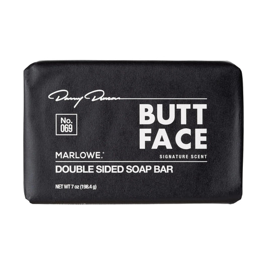 Marlowe. x Danny Duncan 2-in-1 Butt Face Soap – Scrub + Hydrate Bar for Men
