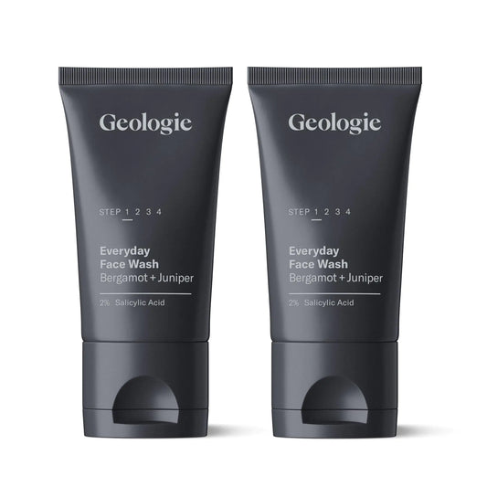 Geologie Everyday Face Wash for Men – 2% Salicylic Acid to Fight Acne, Oil & Breakouts